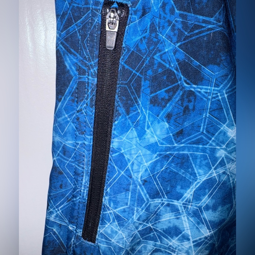 Pelagic Hydro-Lite Blue Camo Board Shorts Performance Fishing Swim Trunks 32 - Picture 6 of 9